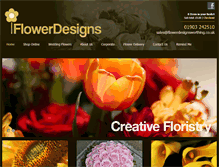 Tablet Screenshot of flowerdesignsworthing.co.uk